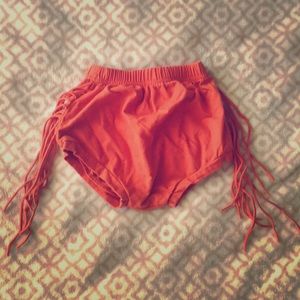 9-12 mo Fringe hot pants